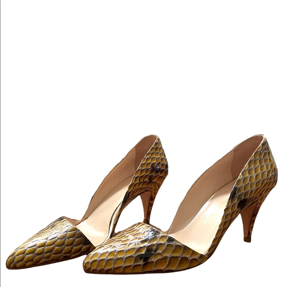 Loeffler Randall Gillian D’orsay Python Heels - image 2